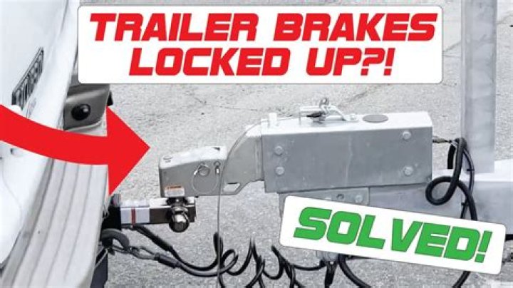 Do electric trailer brakes lock when parked?