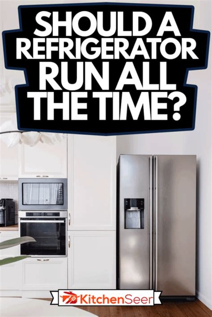 Do RV refrigerators run all the time?