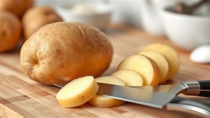 Do you cut the potato before baking?