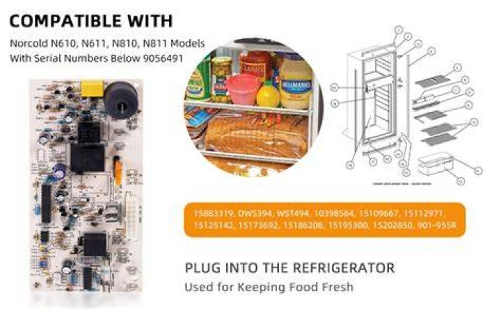 How do I reset my Norcold refrigerator board?