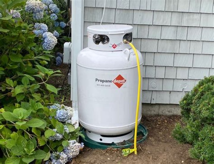 How do you find a propane leak outside?