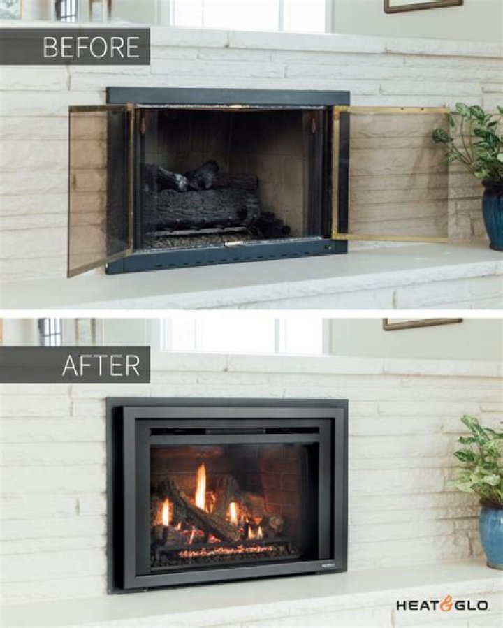 How do you level a fireplace insert?