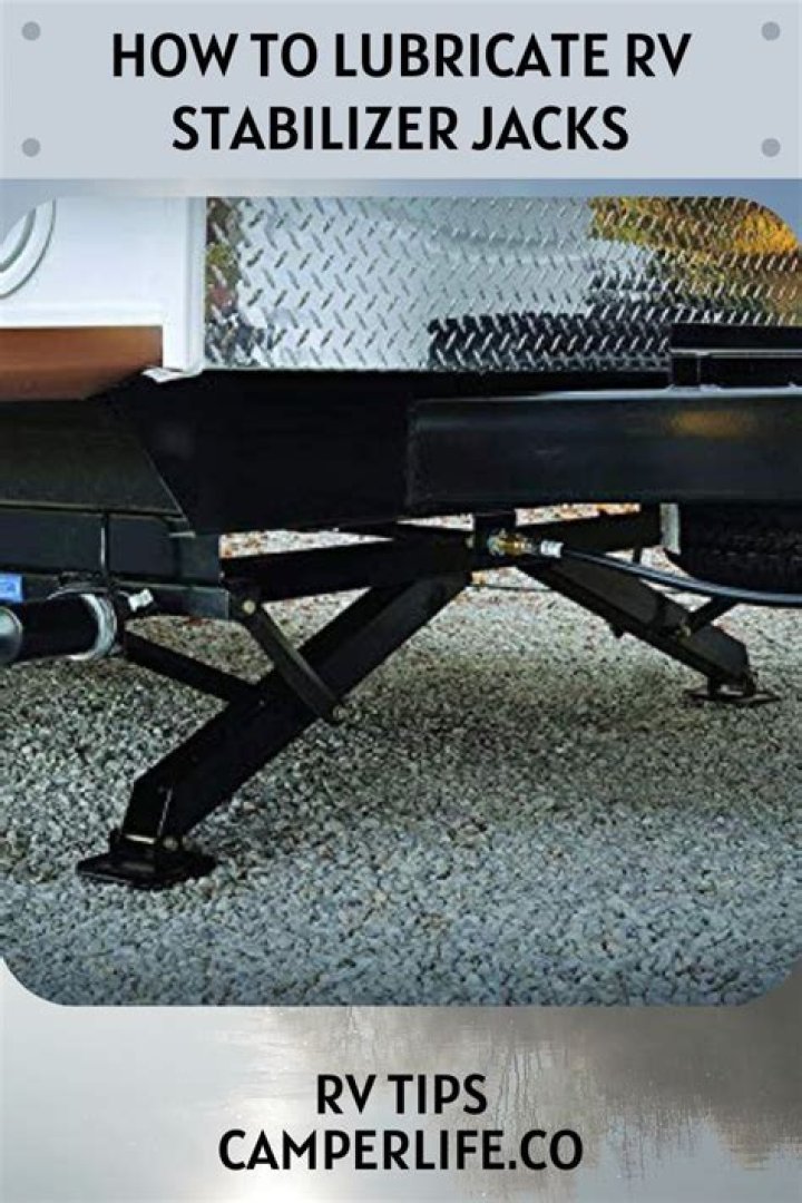 How do you lubricate stabilizer jacks?