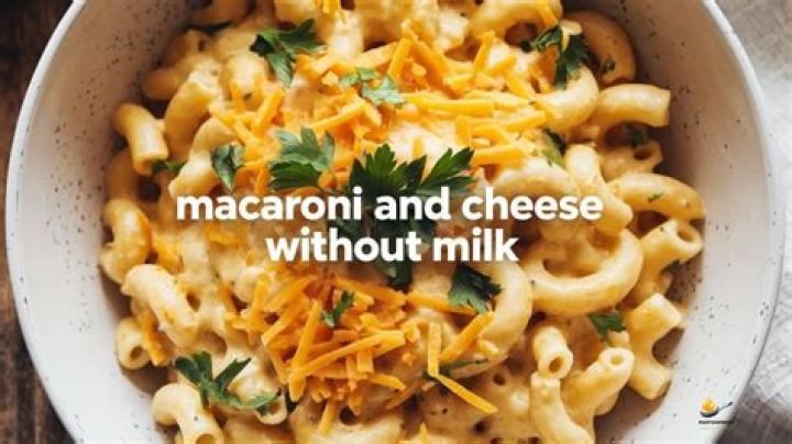 How do you make macaroni and cheese without milk?