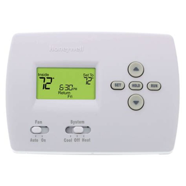 How do you reset a thermostat program?