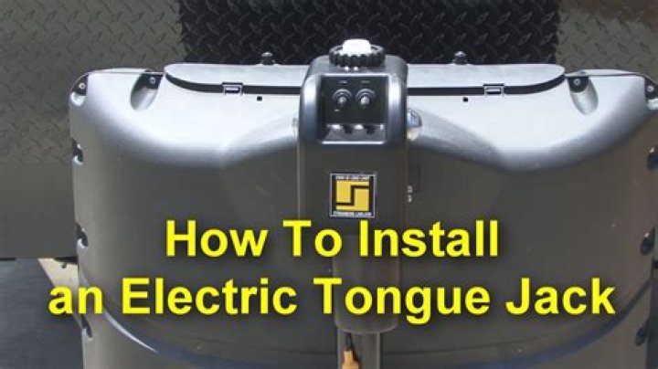 How does an electric tongue jack work?