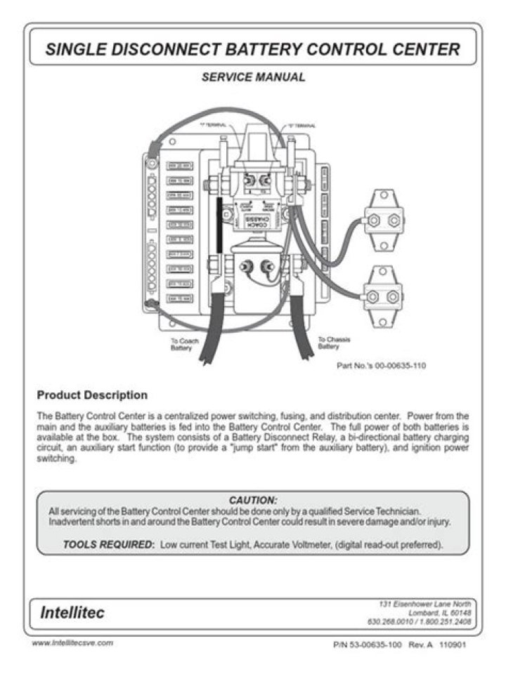 How does the IntelliTec battery disconnect system work?