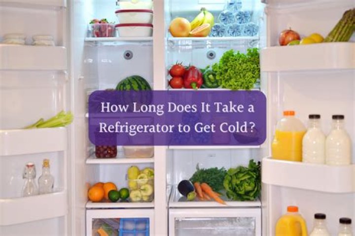 How long does Norcold fridge take to get cold?