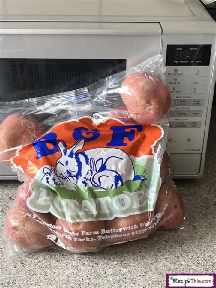 Is it safe to microwave red potatoes?