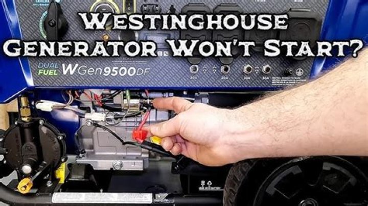 What can cause generator not to start?
