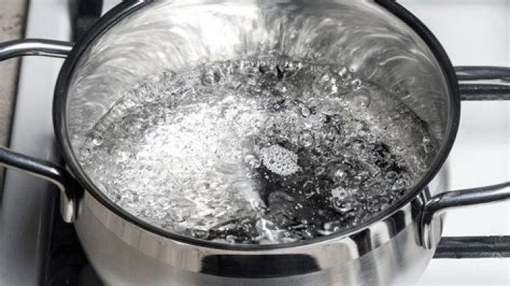 What does boiling water do to potatoes?