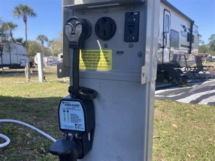 What does full hookups at a campsite mean?