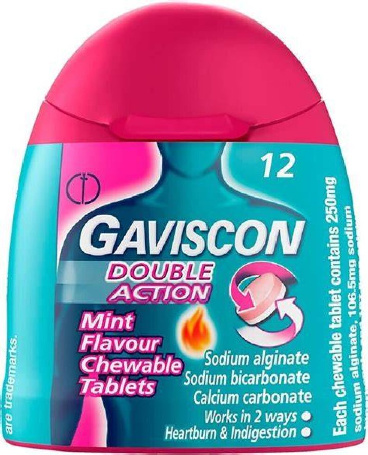 What is active ingredient Gaviscon?