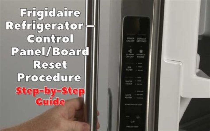 What to do if your refrigerator control panel is not working?
