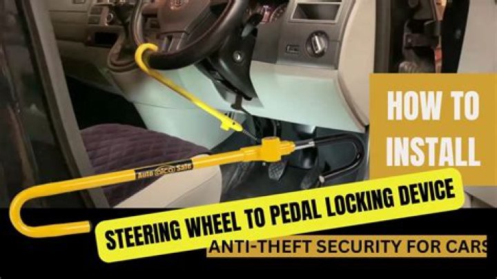 When does anti theft system lock the steering wheel?