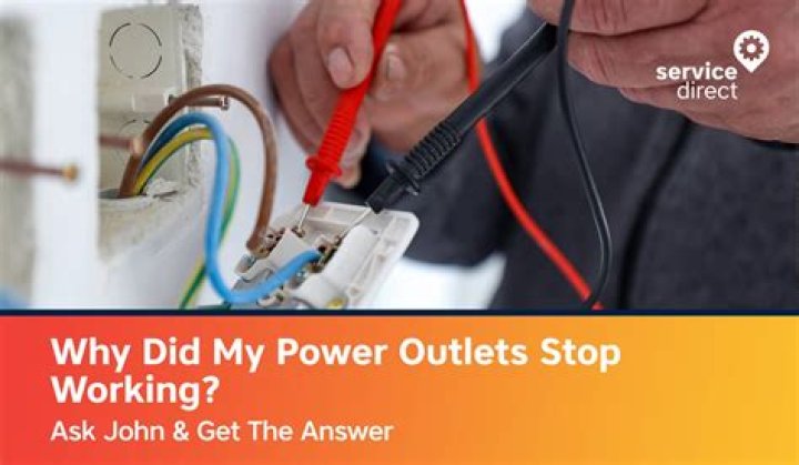 Why did my camper outlets stop working?
