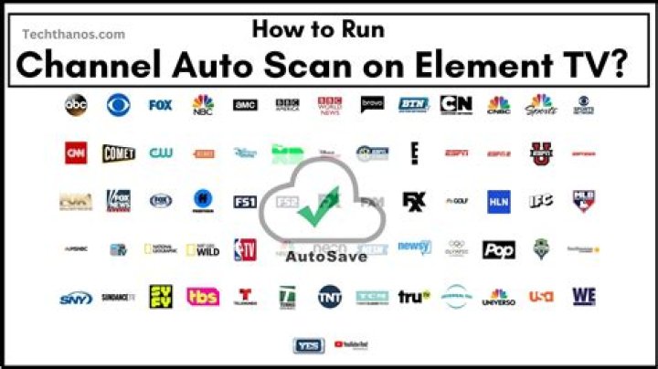 Why does my element TV say please run channel auto scan?