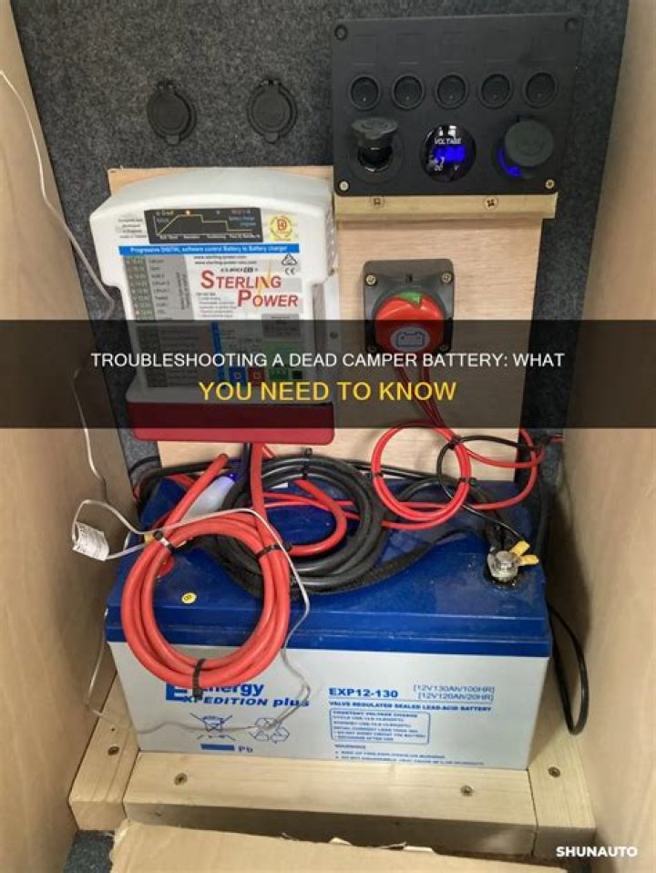 Why is my camper battery dead?