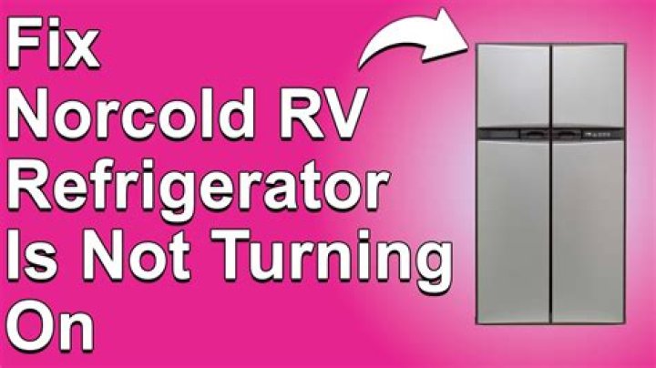 Why is my Norcold refrigerator blinking red?